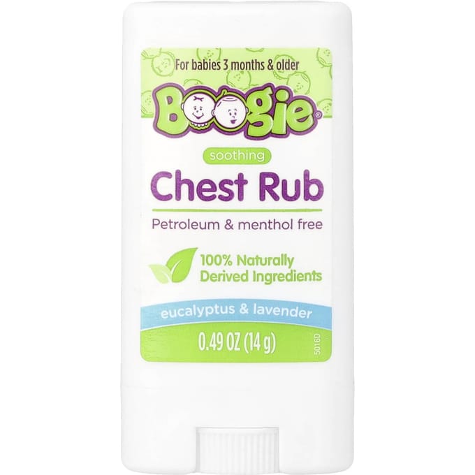 Boogie Wipes, Soothing Chest Rub, For Babies 3 Months & Older, Eucalyptus & Lavender, 0.49 oz (14 g) beige