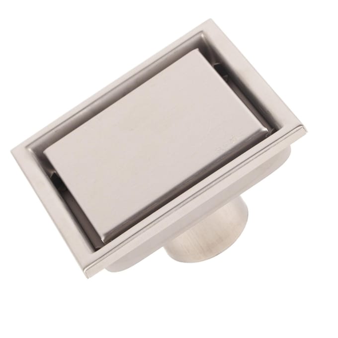 Drain de sol de salle de bain anti-odeur en acier inoxydable de forme carrée white