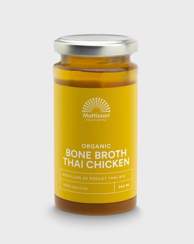 Mattisson - Biologische Thai Chicken Bone Broth - 240 ml