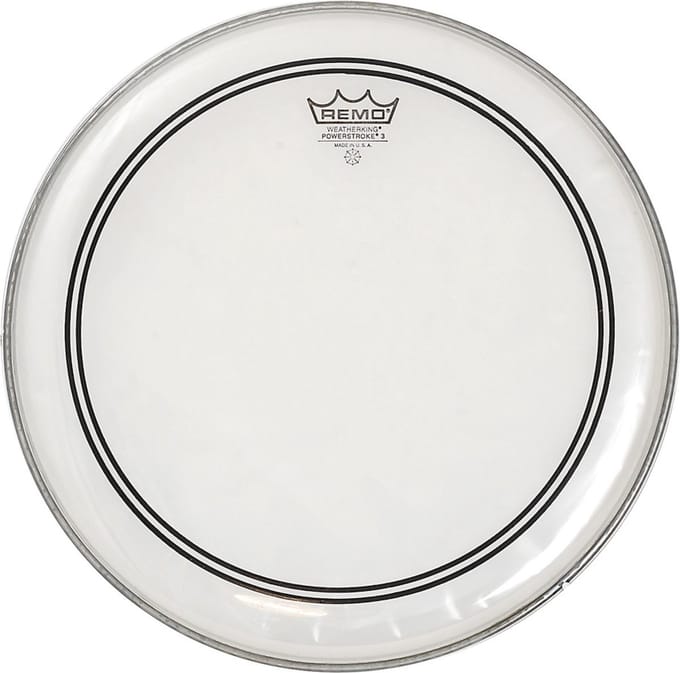 Remo CS Powerstroke 3 Clear 14", Dot, Tom Batter/Reso - Tom vel