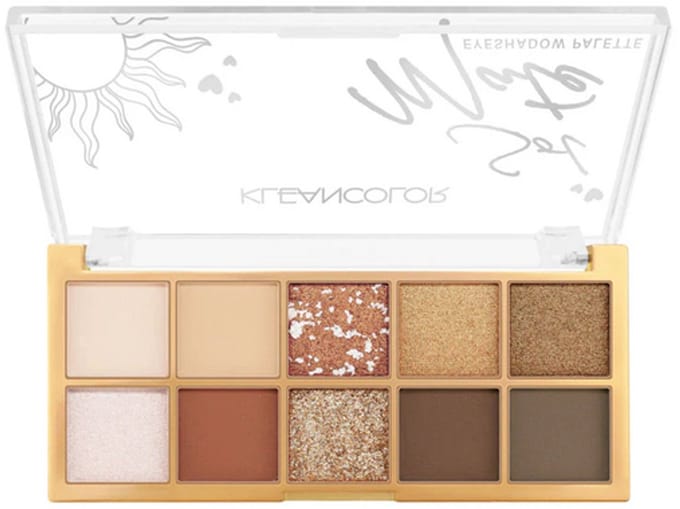 Kleancolor - Sol Mate - Eyeshadow Palette - 02 Time - Oogschaduwpalette - 10 kleuren - 12 g