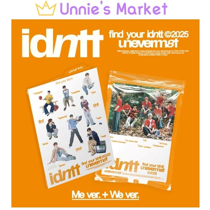idntt Mini Album Unevermet No POB SET white