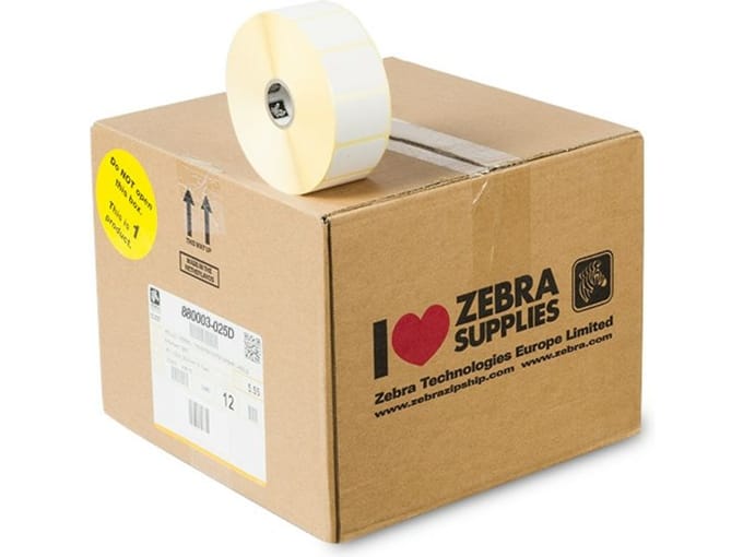 Zebra Z-Perform 1000T label (880003-025D) 38mm x 25mm 12 rollen (origineel)