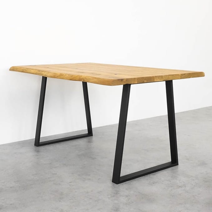 Seart Trapez Basic - Metalen Tafelpoot - 65x71 cm - Zwart - Poedergecoat