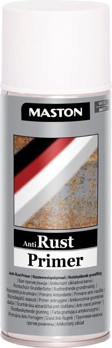 Maston Anti-Roest Primer - Wit - spuitverf - 400 ml - spuitbus verf