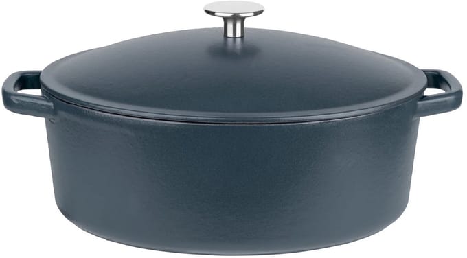 GSW Ovale Gietijzeren Braadpan - Matt Zwart