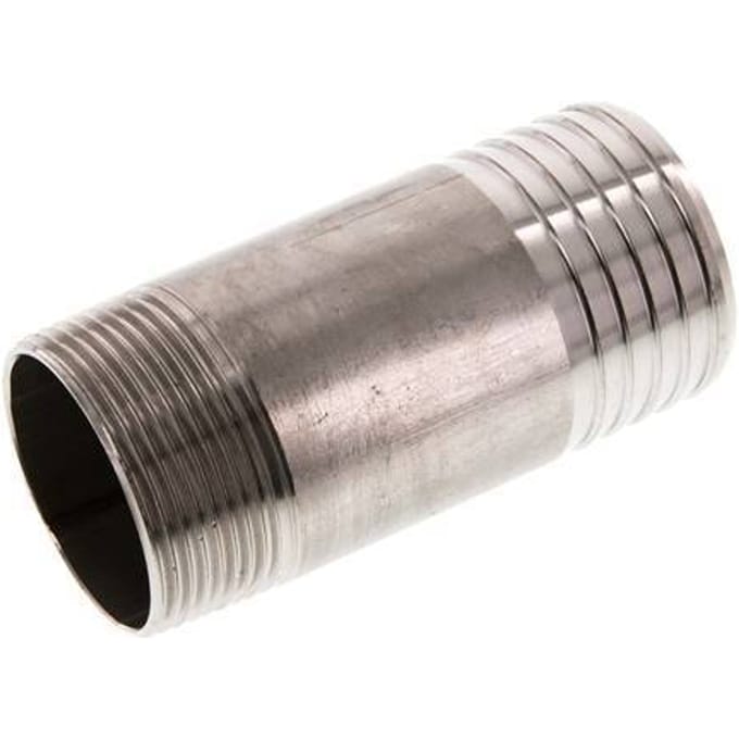 50 mm & R1-1/2'' RVS 1.4571 Slangpilaar Buitendraad 100mm