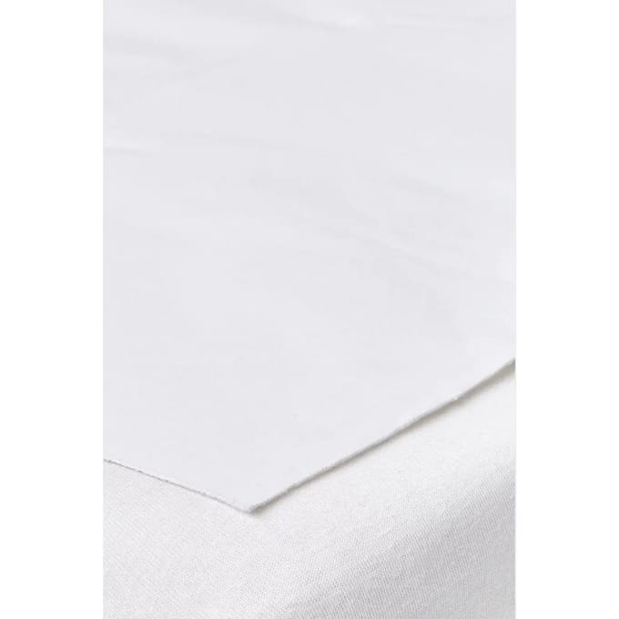 Meyco Baby bedzeil juniorbed - 2-pack - white - 75x100cm