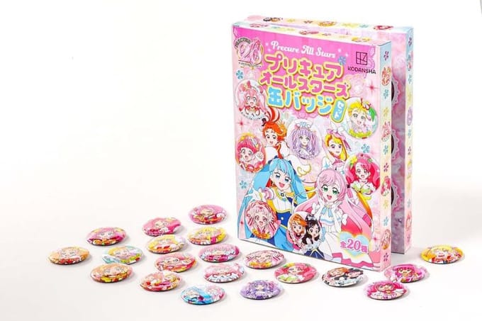 PreCure All Stars Blikbadge Set ([Verscheidenheid]) yellow