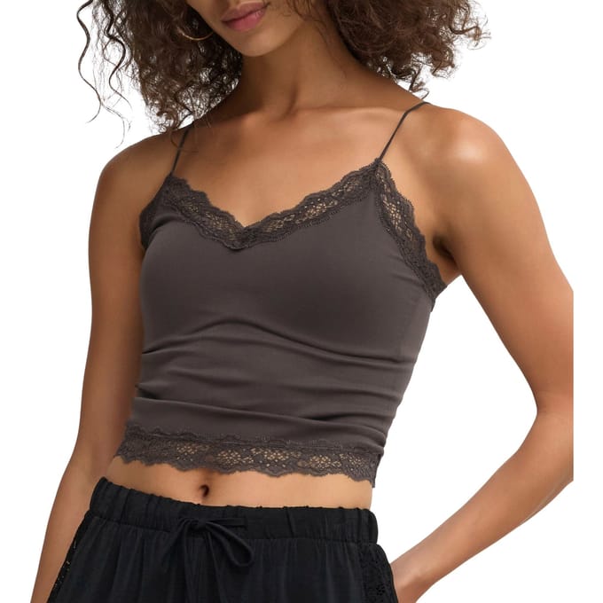 Only Vicky Lace Seamless Cropped Top Dames - Maat L/XL