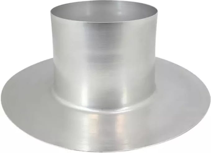 Thermoduct aluminium plakplaat voor dakdoorvoer diameter 315 mm