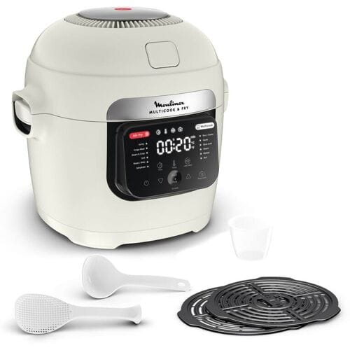 Moulinex MZ7311F0 keukenmachine Mc Fry 2-bakplaat Rise