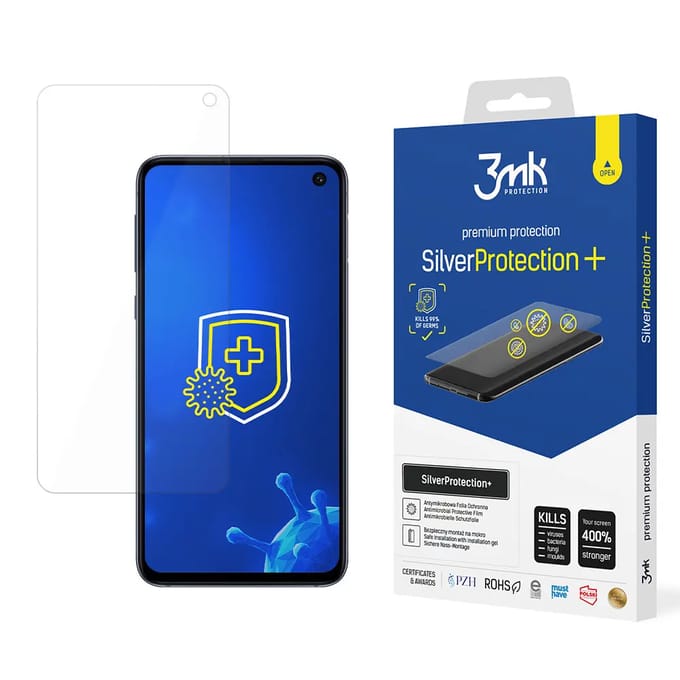 Antimicrobiële beschermingsfilm 3MK Samsung Galaxy S10e SilverProtection+