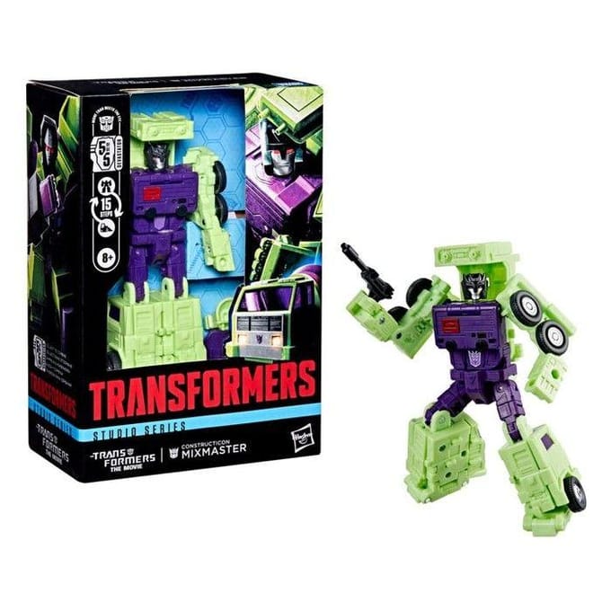 Hasbro Transformers The Transformers: The Movie Constructicon Mixmaster 5.5” Action Figure, 8+