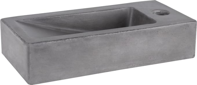 Differnz Doni - Fontein beton donkergrijs - 36 x 16 x 8 cm