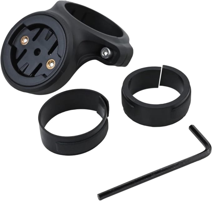 Zadelpen Mount - Fietslicht Houder - Veilige Fietsrit - Camera Compatibel - 8 x 5 x 2 cm - Zwart