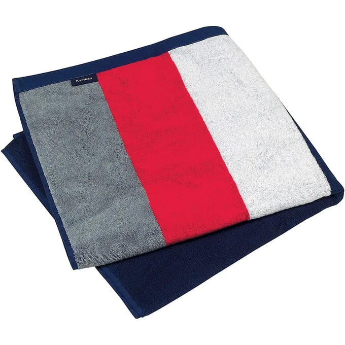 SportBad Unisex One Size Kariban Grey / Red / White / Navy 100% Katoen