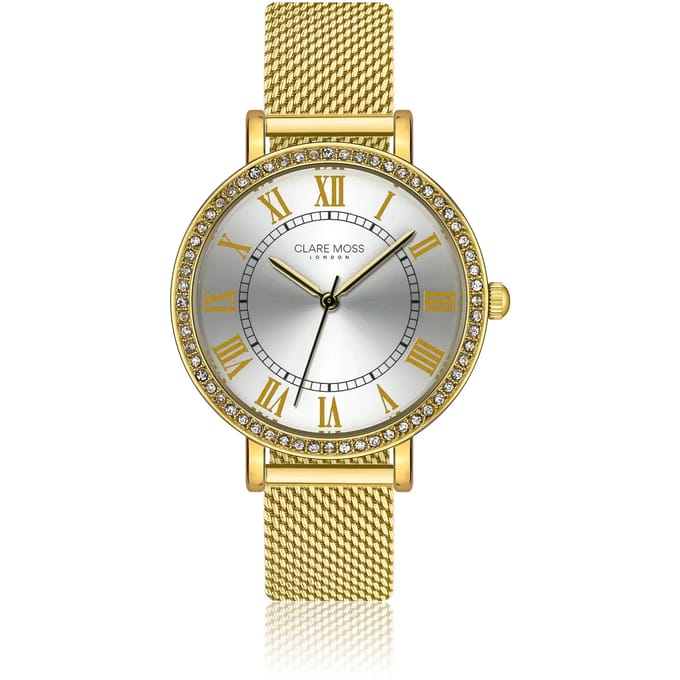 Vrouwenhorloge Clare Moss Porcelain Mesh