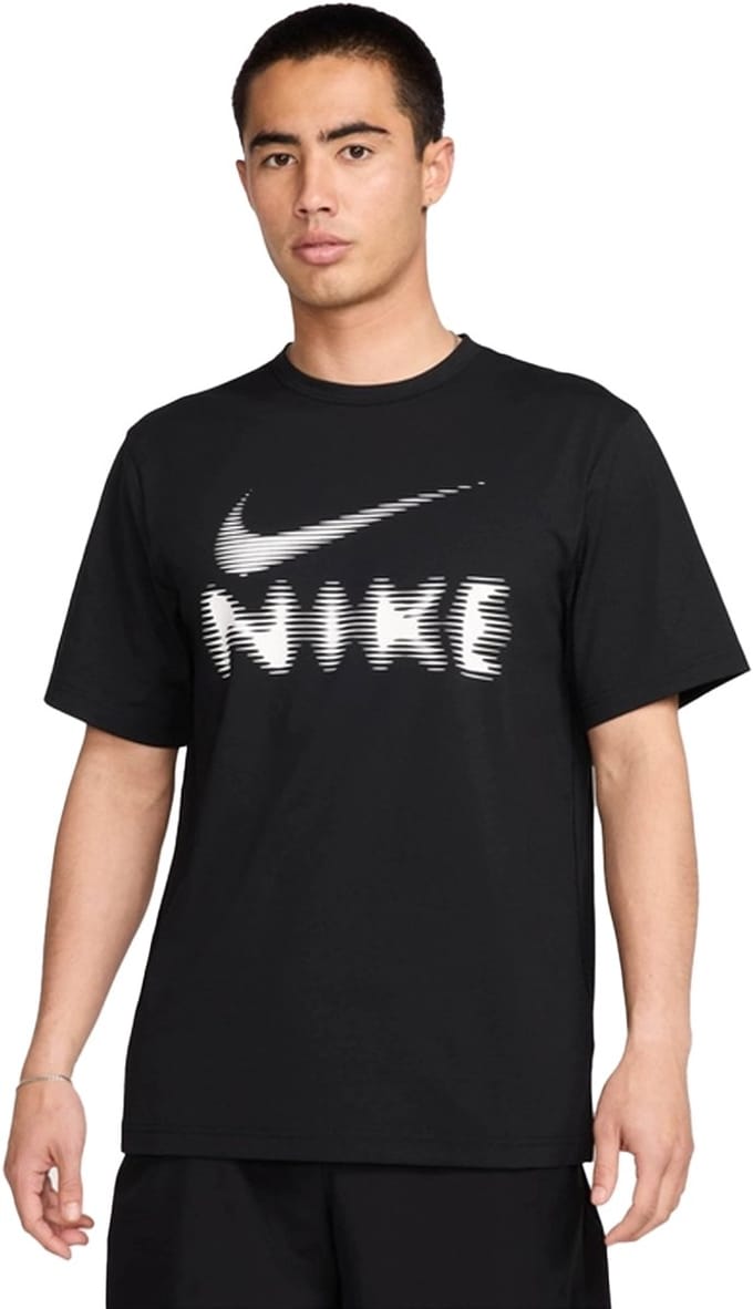 Nike nike hyverse dri-fit uv t-shirt in de kleur zwart.