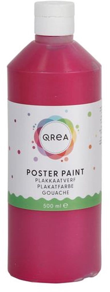 Plakkaatverf qrea cyclaam 500ml | 6 stuks