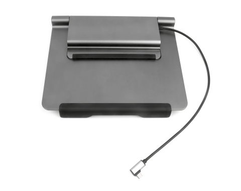 Notebookstandaard met geïntegreerde 5 in 1 dockingstation