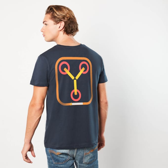 Back to the future Flux Capacitor Front Unisex T-Shirt - Blauw - S