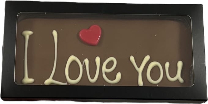 Gijsbert Van Abeele Chocolade Tablet Melk I Love You - 110 gr