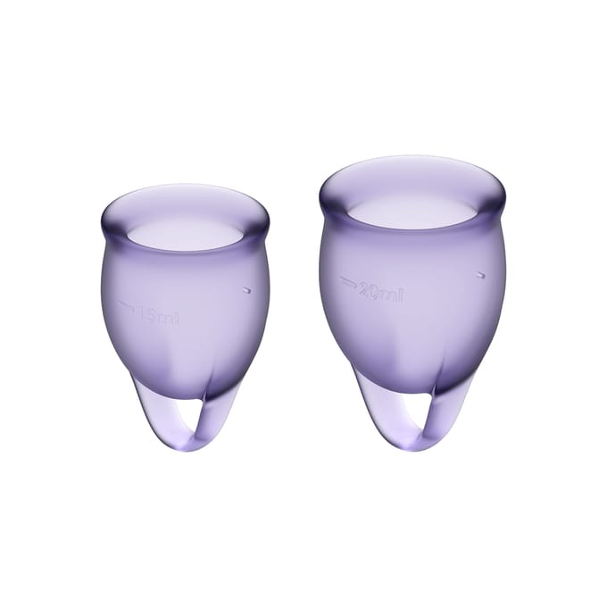 Satisfyer 'Feel Confident - Menstrual Cup Set', 15 & 20 ml