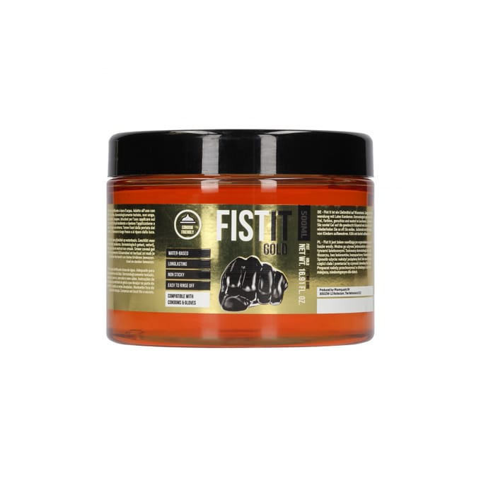 Fist It Gold - Langdurig Glad Glijmiddel Waterbasis - 500 ml
