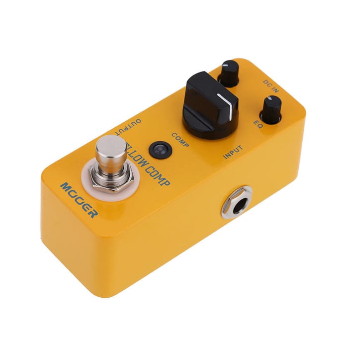 Mooer Yellow Comp Micro Mini Optisch Compressor Effectpedaal voor elektrische gitaar True Bypass black