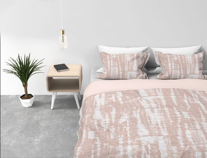 Kayori Sai - Dekbedovertrek - Eenpersoons - 140x200/220 cm + 1 kussensloop 60x70 cm - Roze