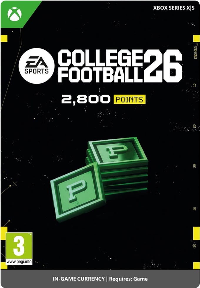 College Football 26: 2800 Points - Xbox Series X|S - Currency