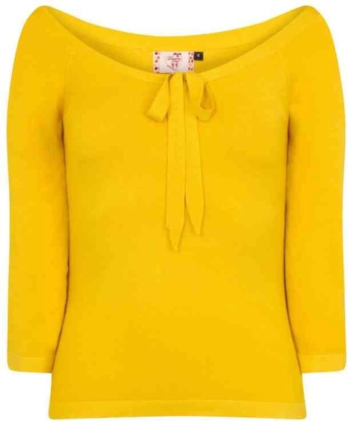 Dancing Days - PRETTY ILLUSION Longsleeve top - M - Geel