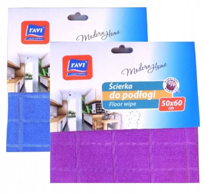 Ravi - Microvezeldoek voor Vloer - 50 x 60 cm - Waterabsorberend