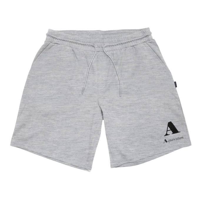 Aquascutum Heren Jersey Korte Broek (Grijs)