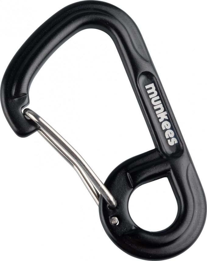Munkees Karabijnhaak 6-shape 6 X 60 Mm Zwart