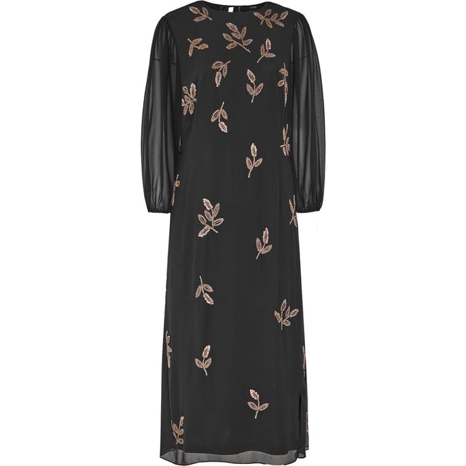 Yours Limited Collection Zwarte Versierde Jurksize 44