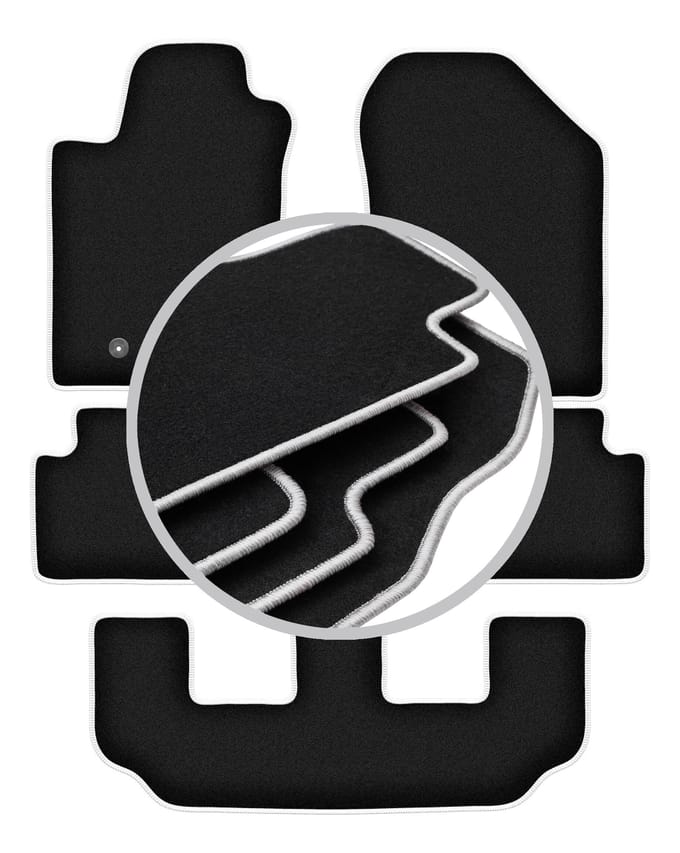 CARLUX-SILVER automatten voor: Toyota Corolla Verso II 7-zits (2004-2009)