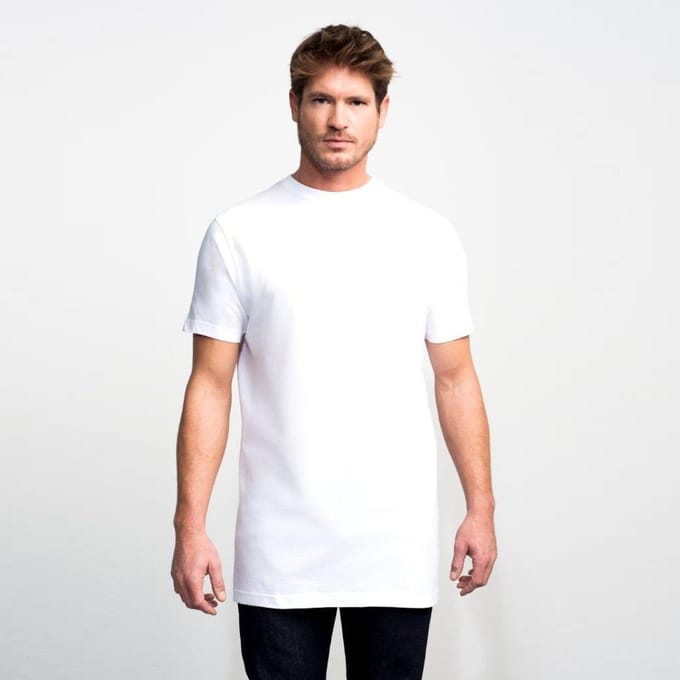 Slater 2700 -  Basic Extra Lang 2-pack T-shirt ronde hals korte mouw