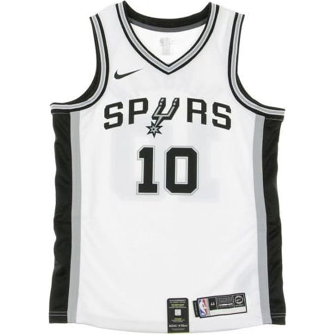 Maillot de Basketball Rétro NBA Nike SPURS DeRozan #10 Homme Hauts Blanc 864449-102 S white