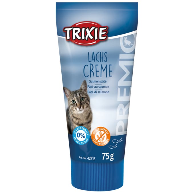 Trixie Premio Zalmcrème - Voordeelpakket: 6 x 75 g