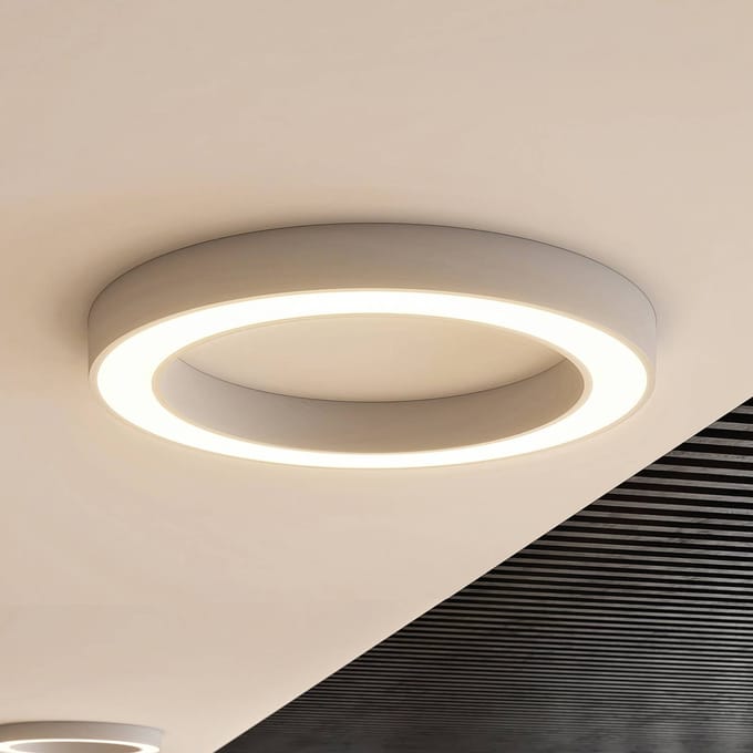 Arcchio LED plafondlamp Sharelyn, Ø 80 cm, wit, dimbaar