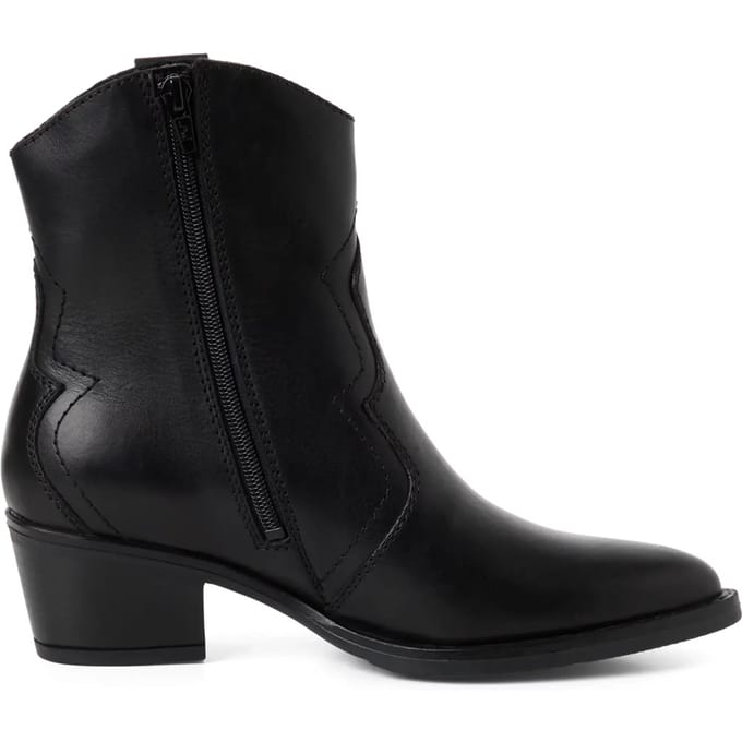 Tamaris Cowboylaarzen zwart Leer - Dames