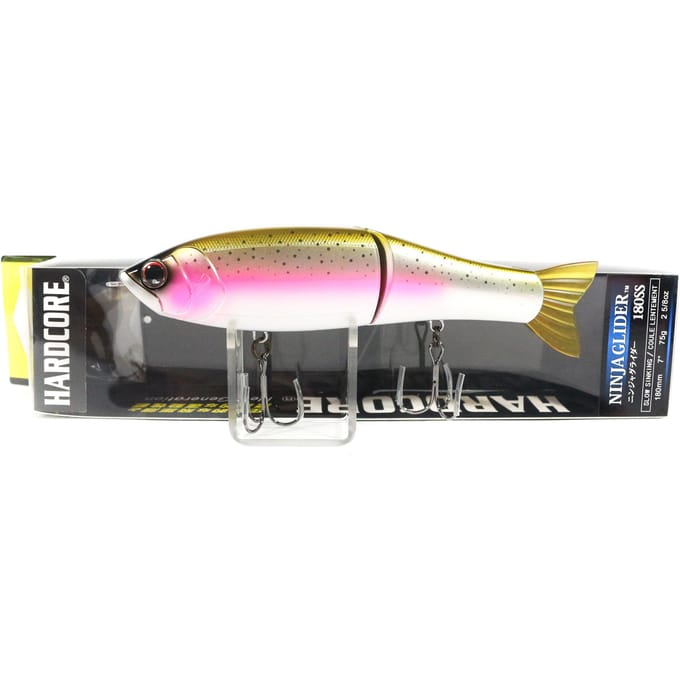Yo Zuri Duel hardcore Ninja Glider 180SS langzaam zinkend kunstaas R1200-RT (3182)