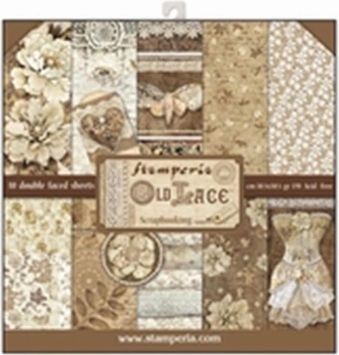 Stamperia - Old Lace 12x12 Inch Paper Pack (SBBL32)