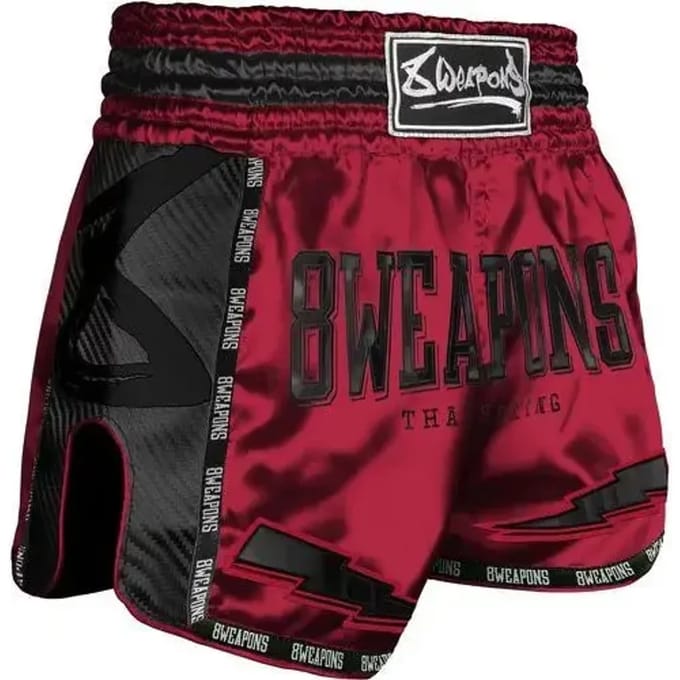 Thaise boksbroek 8 Weapons Carbon