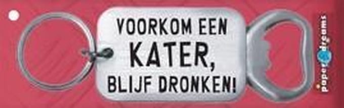 Paperdreams Sleutelhanger/opener kater