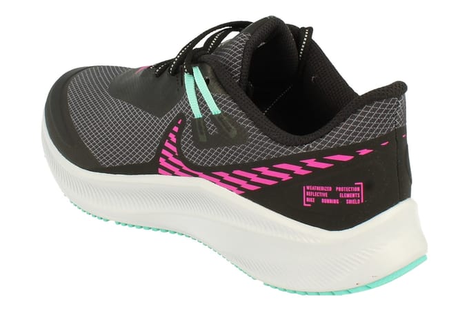 Nike Dames Quest 3 Shield Zwarte Sneakers