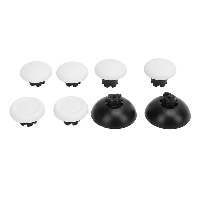 Kit de remplacement de capuchons de joystick 3 hauteurs, haute précision, confort amélioré, capuchons de poignée de joystick pour blanc