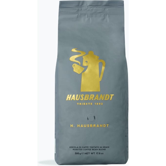 Hausbrandt Espresso H.Hausbrandt 500 g | hele bonen | 90% Arabica, 10% Robusta | Klassieke Italiaanse melange met hazelnoot- en cacaotonen voor espresso